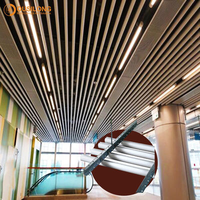 Suspended Linear Metal False Ceiling Decorative Drop Ceiling Tube DIA 50mm