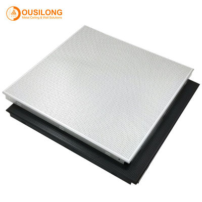 DIA 4.0 Powder Coating Metal Ceiling Tiles Durable Perforated Suspended Ceiling Panel