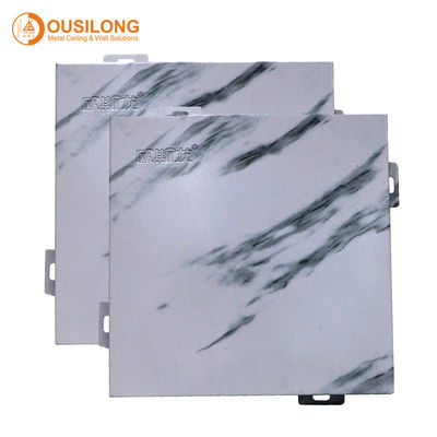 Waterproof 10 Years Warranty Aluminum Aluminium Wall Panels / Exterior Decorative Metal Wall Cladding