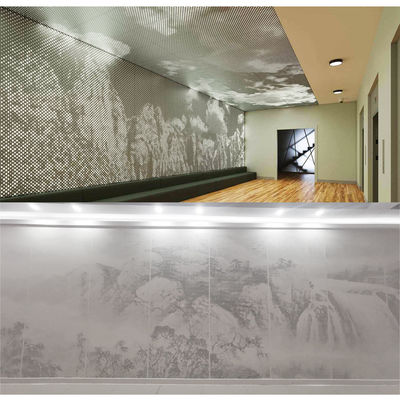 2.5mm Laser Cutting Decorative Aluminum Art Wall Panels With Culture Element Custom Pattern