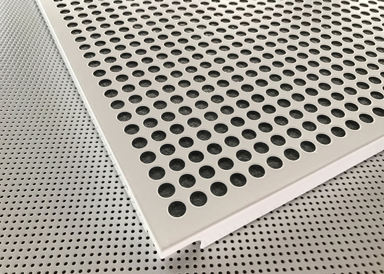 Akzo Nobel Powder Coated Matt White Finished Aluminium Suspended Ceiling Tiles