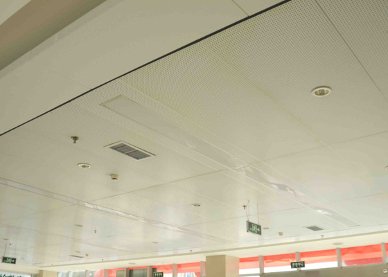Fire &amp; Water proof Square Clip In Ceiling Tiles with Powder Coated
