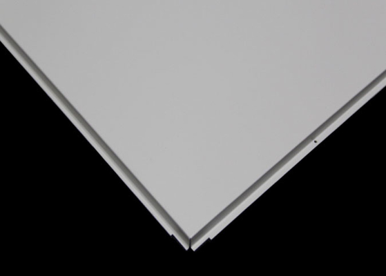 Aluminum Perforated Ф1.8 Suspended Lay In Ceiling Tiles White 600 x 600mm
