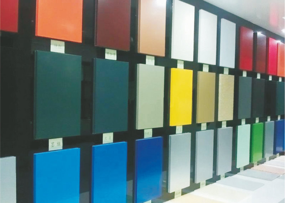 Washable PVDF coated Aluminum Wall Panels Interior Decor , 2.0mm 2.5mm 3.0mm Thickness
