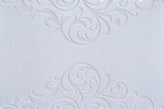 Embossed Aluminum Artistic Ceiling Tiles For Residential Decorated Ceiling , 300mm x 450mm