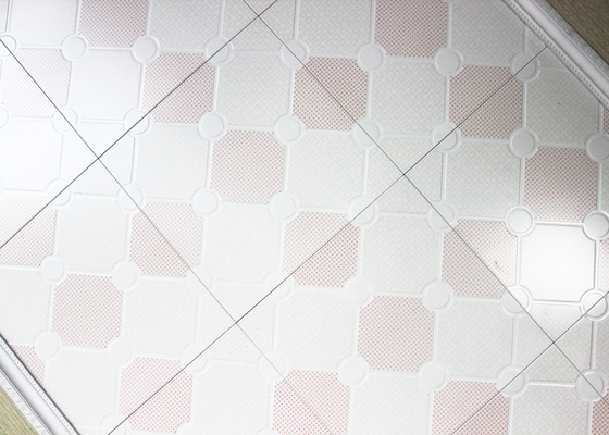 Perforated 600 x 600 Clip In Ceiling Panels , Decorative Drop Ceiling Panels