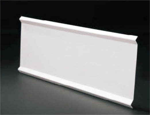 Suspension Aluminium Baffle Ceiling J shaped Plug-in Blade Ceiling 0.7mm
