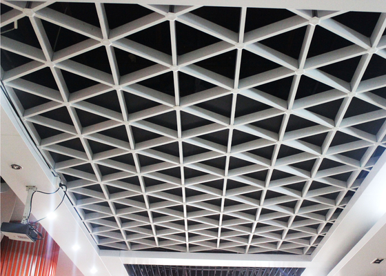 unique Lattice Suspended metal ceiling grid For Office / civil buildings