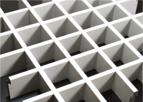 High strengh Metal Grid Ceiling / perforated suspended grid ceiling , 25mm * 440mm