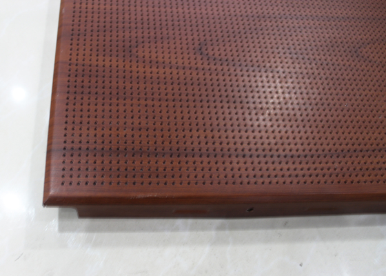 Acoustical Moisture Proof Perforated Metal Ceiling / Aluminum Panel for Workshop