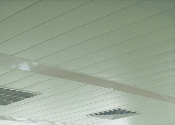 Perforated Aluminium Strip Ceiling dustproof / 2 by 4 Feet False Ceiling Panel for Office