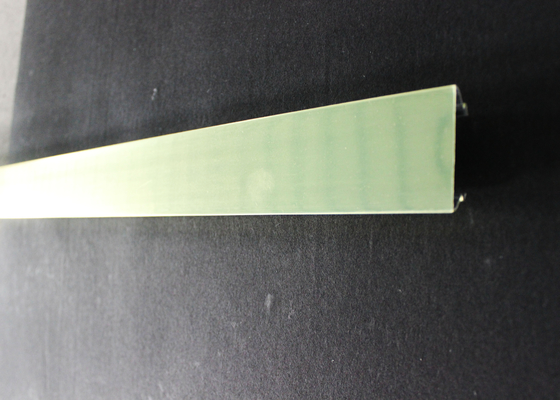 C - shaped Zero Clearance Aluminum Strip Ceiling Panel / Metal Linear Ceiling