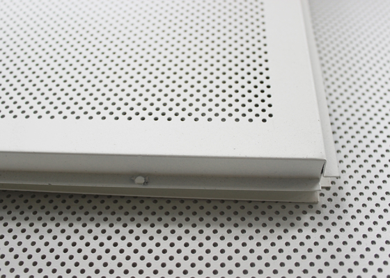 Aluminum Perforated Lay In Ceiling Tiles sheet , Floating 600 x 600 Ceiling Panels