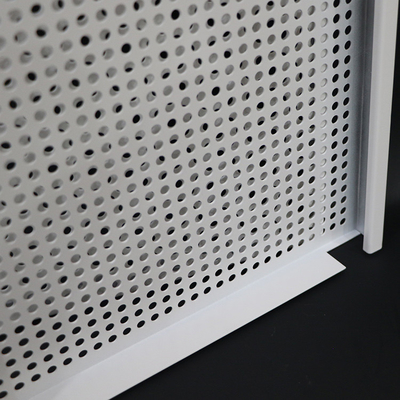 Fireproof Lay In Ceiling Tiles E Shape Hook On 3003 Perforated Aluminum Alloy