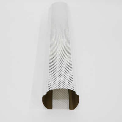 O-Shaped Perforated Decorative Aluminum Linear Baffle Ceilings Max Length 6000mm