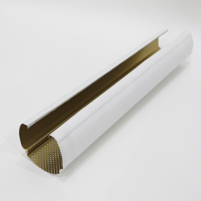 O-Shaped Perforated Decorative Aluminum Linear Baffle Ceilings Max Length 6000mm