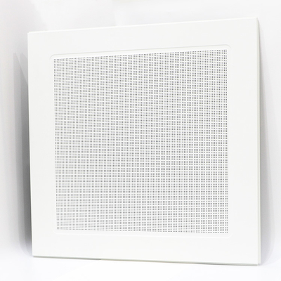 Perforated Metal Lay In Ceiling Tiles White Aluminum Suspended 800mm*800mm