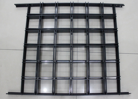 Install with Black T bar Frame Metal Aluminum grid ceiling 600 x  600 Lattice