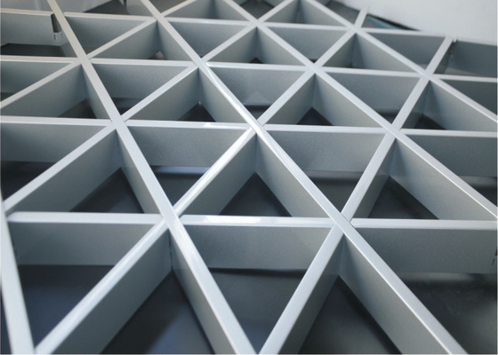 Decorative Metal Grid Ceiling / Ceiling Decorative Panels for Open Area
