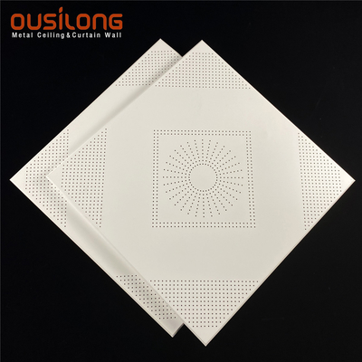 Sound Absorbing 1.2mm Clip In Ceiling Panels Irregular Shape