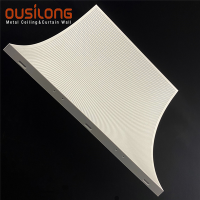 Soundproof Hall Office Cloud Metal Clip In Ceiling Panels