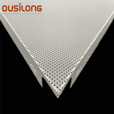 Perforated Square Suspended Interior Metal Ceiling