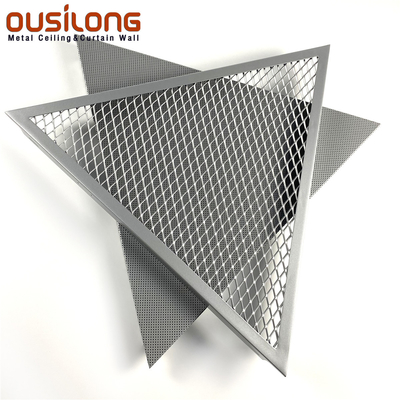 Decorative Acoustic Rustproof Stainless Steel Ceiling Tiles