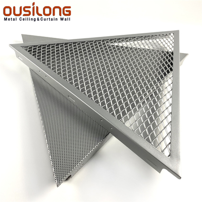 Decorative Acoustic Rustproof Stainless Steel Ceiling Tiles