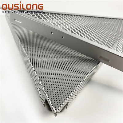 Custom Made Perforation 600*600*600mm Clip In Ceiling
