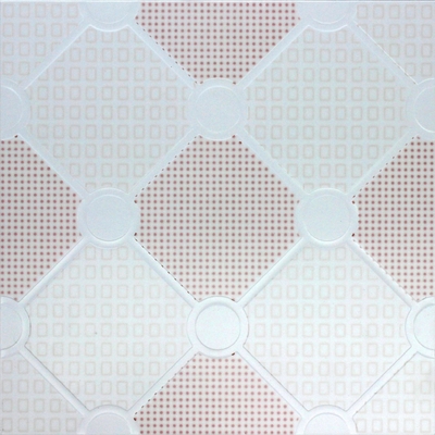 Geometric Pattern Artistic Ceiling Tiles , Durable Waterproof Clip in Ceiling