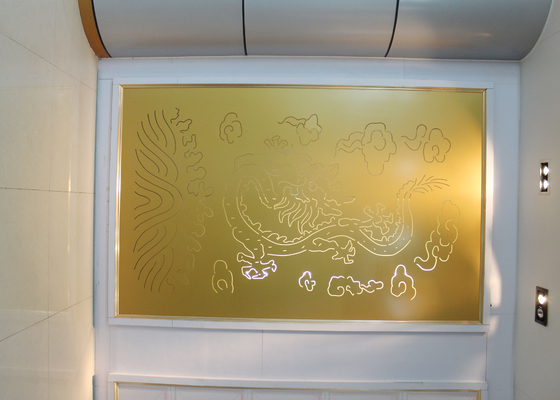 Laser Carving decorative metal wall panels with Culture Element Custom Made Pattern