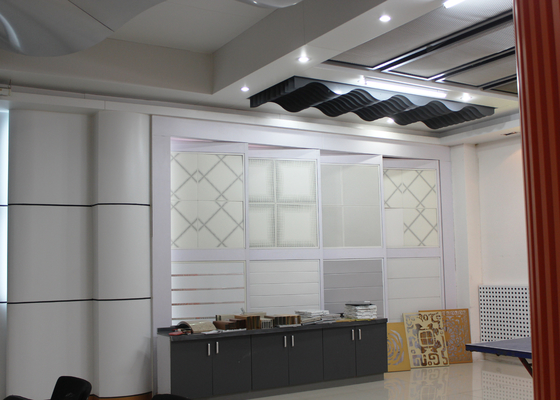 Aluminum or Steel Commercial Ceiling Tiles for Building Interior Decoration , SONCAP