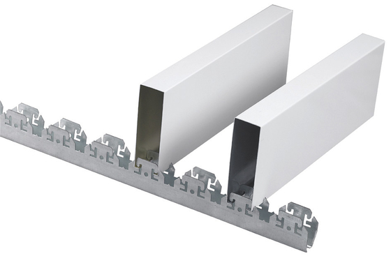 Aluminium Suspended Metal False Plank Strip , Professional Factory For Aluminum Linear Strip Ceiling