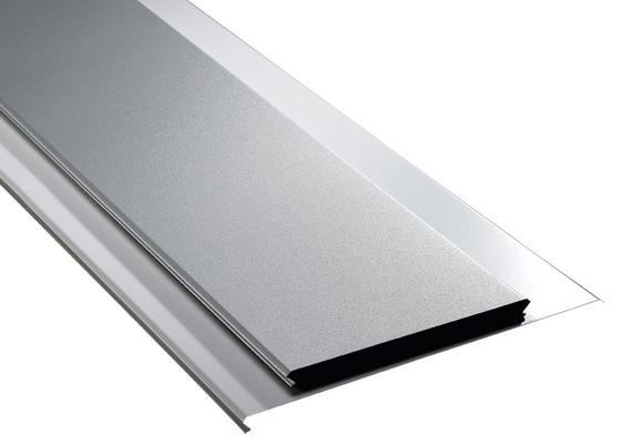Stamped Metal Aluminium Strip Ceiling Panels / Washable Waterproof Ceiling Tiles