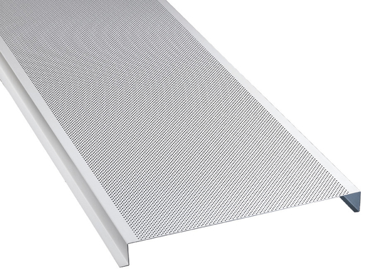 Suspended Kitchen Aluminium Strip Metal Ceiling / Concealed Grid / Ceiling