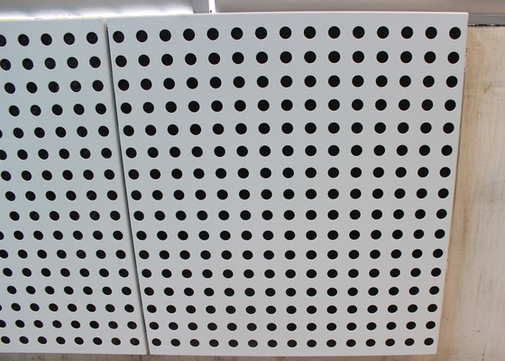 High strength Perforated Aluminum Wall Panels with Accoustical Backing