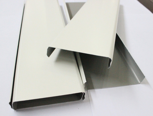 Akzo Nobel Powder Coating Aluminum Strip Ceiling Panel For Architectural